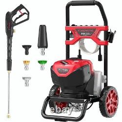 Powerworks 2200PSI Electric Pressure Washer 2.3 GPM with 25Ft Hose and 35Ft Cord