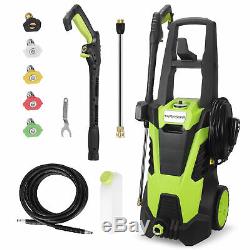 Premium 3000 Psi 1.7 Gpm Electric Pressure Power Washer with Hose Detergent Tank