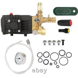 Pressure Power Washer Pump 24mm Solid Shaft 3600 PSI 4.9GPM Belt Drive