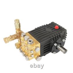 Pressure Power Washer Pump 24mm Solid Shaft 3600 PSI 4.9GPM Belt Drive