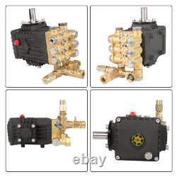Pressure Power Washer Pump 24mm Solid Shaft 3600 PSI 4.9GPM Belt Drive
