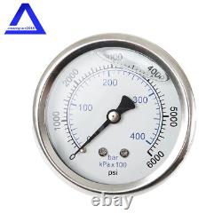 Pressure Power Washer Pump 3600 PSI 4.9GPM 4mm Solid Shaft Belt Drive