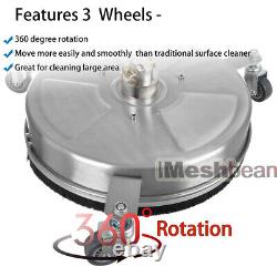 Pressure Power Washer Undercarriage Under Car Wash Surface Cleaner Water Broom
