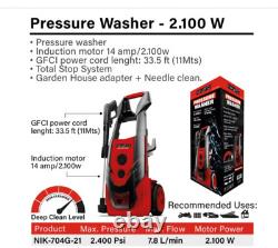 Pressure Washer-2,400 PSI NIKATTO USA STOCK