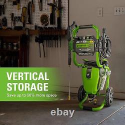 Pressure Washer 3000 PSI 2.0 GPM Max with Foam Cannon Easily Remove Dirt