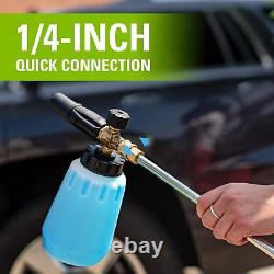 Pressure Washer 3000 PSI 2.0 GPM Max with Foam Cannon Easily Remove Dirt