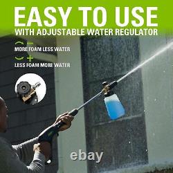 Pressure Washer 3000 PSI 2.0 GPM Max with Foam Cannon Easily Remove Dirt