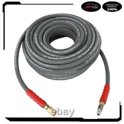 Pressure Washer Parts Hose 6000 PSI 100 FT 2 Wire Braid Gray Non-Marking New