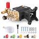 Pressure Washer Pump 1 Shaft Horizontal Triplex Plunger 4000 PSI 4.0GPM