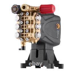 Pressure Washer Pump 1 Shaft Horizontal Triplex Plunger 4000 PSI 4.0GPM