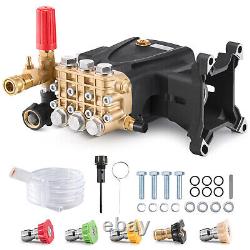 Pressure Washer Pump 1 Shaft Horizontal Triplex Plunger 4200 PSI 4.2GPM