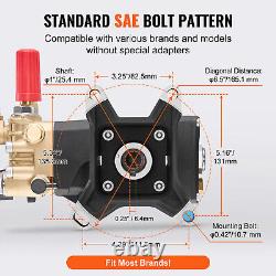 Pressure Washer Pump 1 Shaft Horizontal Triplex Plunger 4200 PSI 4.2GPM