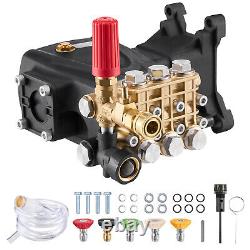 Pressure Washer Pump 1 Shaft Horizontal Triplex Plunger 4200 PSI 4.2GPM