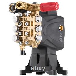 Pressure Washer Pump 1 Shaft Horizontal Triplex Plunger 4200 PSI 4.2GPM