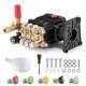 Pressure Washer Pump 1 Shaft Horizontal Triplex Plunger 4300 PSI 4.4GPM