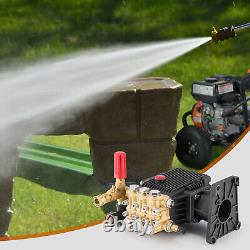 Pressure Washer Pump 1 Shaft Horizontal Triplex Plunger 4400 PSI 4.4GPM