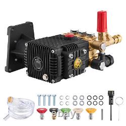 Pressure Washer Pump 1 Shaft Horizontal Triplex Plunger 4400 PSI 4.4GPM