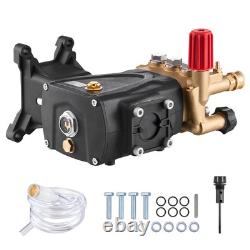 Pressure Washer Pump 1 in Shaft Horizontal Triplex Plunger 4000 PSI 4.0GPM