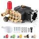 Pressure Washer Pump 3/4 Shaft Horizontal Triplex Plunger 3300 PSI 2.5GPM