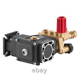 Pressure Washer Pump 3/4 Shaft Horizontal Triplex Plunger 3300 PSI 2.5GPM