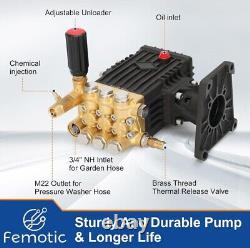 Pressure Washer Pump 4.8gpm 8-15 HP 1 Shaft 4000 psi Simpson Honda Dewalt NEW