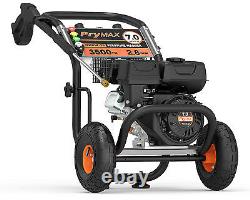 PryMAX High Pressure Washer Gas 7HP, 3500 PSI, 2.8 GPM, 5 Nozzles, 20FT Hose