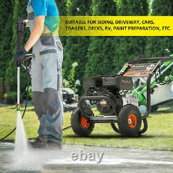 PryMAX High Pressure Washer Gas 7HP, 3500 PSI, 2.8 GPM, 5 Nozzles, 20FT Hose