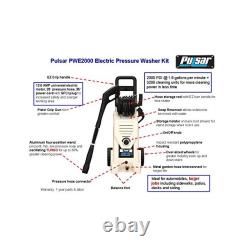 Pulsar 2000 Psi Electric High Power Pressure Washer PWE2000