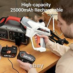 ROCKPALS Cordless Pressure Washer Gun 2 x 40V Batteries Max 870 PSI Power Was