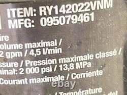RY142022VNM Factory Recon Ryobi 2000 PSI Cold Water Pressure Washer