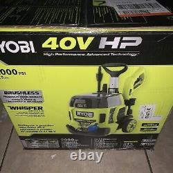 RYOBI 40V HP Brushless 2000 PSI 1.2 GPM Cold Water Electric Pressure Washer