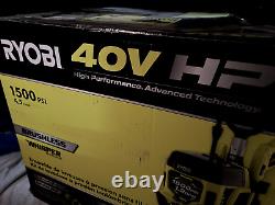 RYOBI 40V HP Brushless Pressure Washer 1500 PSI 1.2 GPM Cold Water Kit