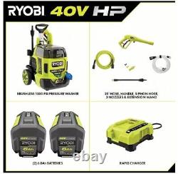 RYOBI 40V HP Brushless Pressure Washer 1500 PSI 1.2 GPM Cold Water Kit