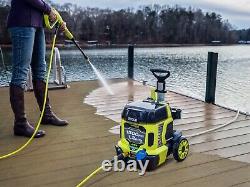 RYOBI 40V HP Brushless Whisper 1500 PSI 1.2 GPM Pressure Washer- tool only