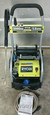 RYOBI Brushless 1.2 GPM 2000 PSI Electric Pressure Washer