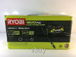 RYOBI Electric Pressure Washer 1600 PSI 1.2 GPM Clean Turbo Nozzle 35 FT Hose