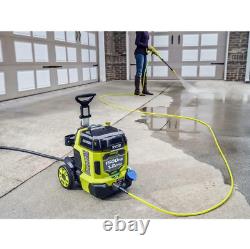 RYOBI Electric Pressure Washer 40V HP 1500 PSI Cold Water Batteries Charger