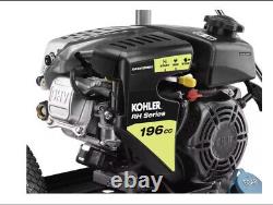 RYOBI Gas Pressure Washer 3200 PSI Cold Water 196cc Kohler 15 in Surface Cleaner