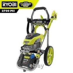 RYOBI Pressure Washer 2700 PSI 1.1 GPM Cold Water Corded Electric Axial Pump