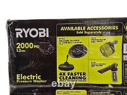 RYOBI RY142022 2000PSI 1.2GPM Cold Water Corded Electric Pressure Washer