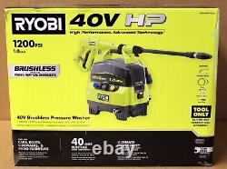 RYOBI RY40HPPW12B 40V 1200 PSI 1.0 GPM ColdWater Pressure Washer Tool Only New