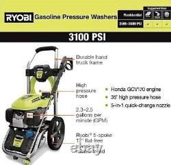 RYOBI (RY803023) 3100 PSI 2.3 GPM Cold Water Gas Pressure Washer