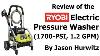 Review Ryobi 1700 Psi Electric Pressure Washer 1 2 Gpm