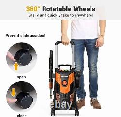 Rock&Rocker Upgraded 1750PSI Pressure Washer, 2.5GPM Portable Electric Power