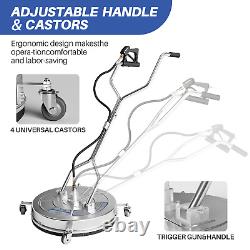 Roomark 16.5/18/20/24 Pressure Washer Surface Cleaner 4000 PSI with Wheels