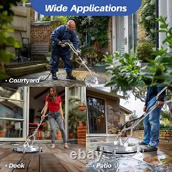 Roomark 16.5/18/20/24 Pressure Washer Surface Cleaner 4000 PSI with Wheels