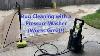 Rug Cleaning With Pressure Washer Works Great