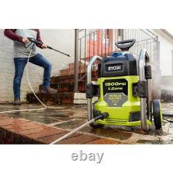 Ryobi 1900 PSI 1.2 GPM Cold Water Electric Pressure Washer Tool