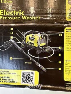 Ryobi 1900 PSI Electric Pressure Washer 1.2 GPM RY1419MT