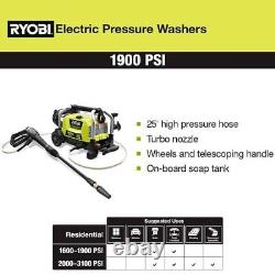 Ryobi 1.2 GPM Electric Pressure Washer 1900 psi